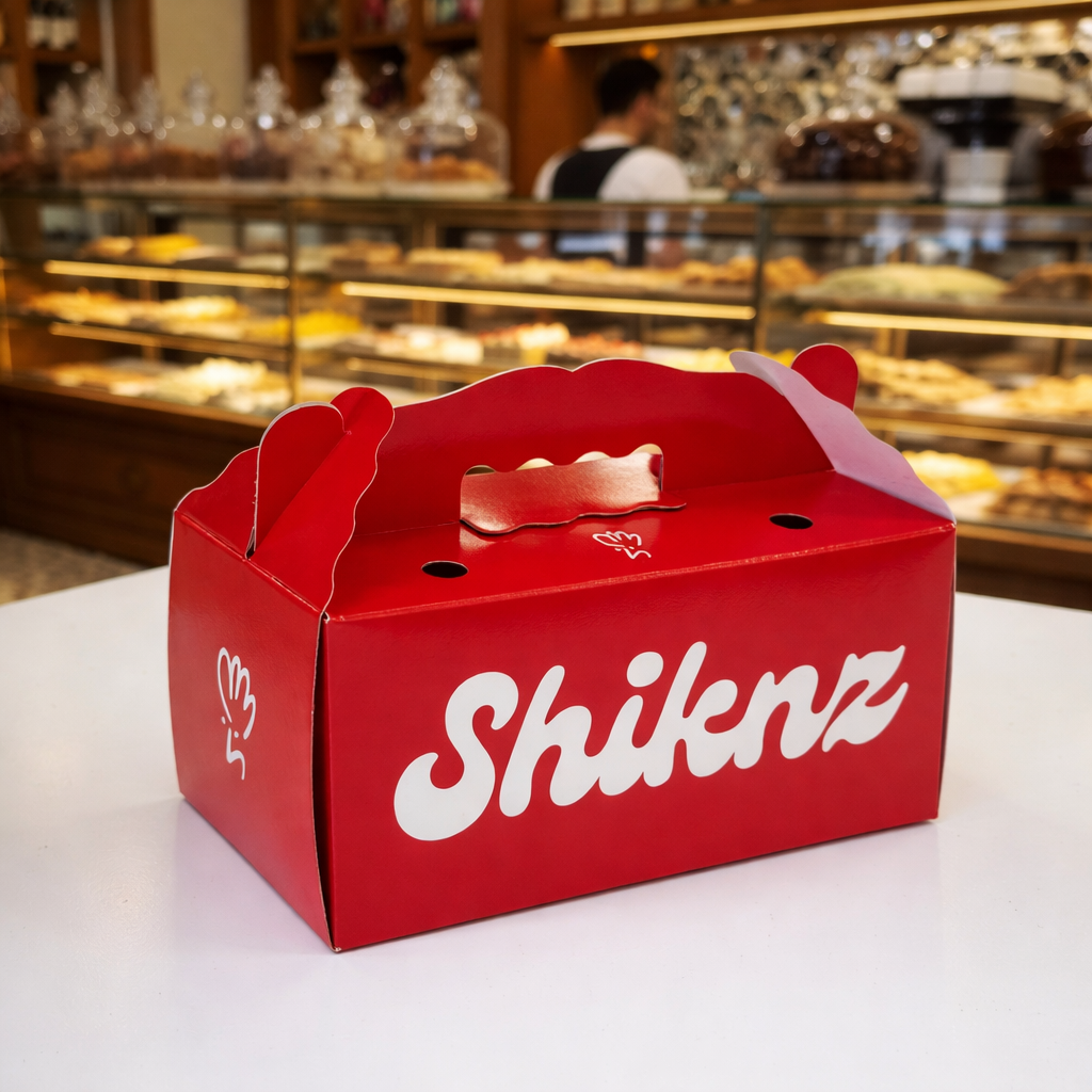 AmbalajFix Özel Ölçü Burger Kutusu Dayanıklı Ambalaj